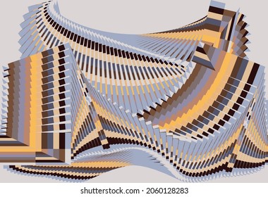 Geometric dynamic pattern, abstract colorful background, vector modern design texture.