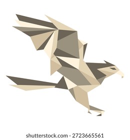 Stockvektor für geometrische Adler-Illustration