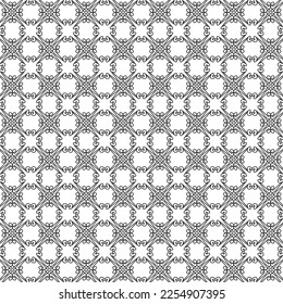 Geometric easy drawing seamless pattern