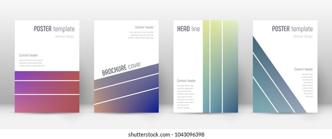 Geometric ecstatic template for Brochure, Annual Report, Magazine, Poster, Corporate Presentation, Portfolio, Flyer. Alluring gradient cover page.