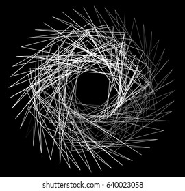 Geometric edgy random shape, abstract textured design
