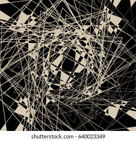 Geometric edgy random shape, abstract textured design