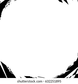 Geometric edgy shape, pattern. Rough, edgy geometric textured element