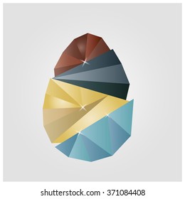 geometric eggs