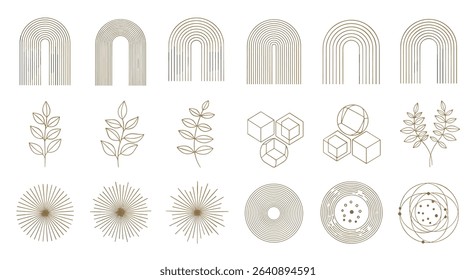 Geometric Elegance A Collection of Ornate Designs for Creative Projects and Branding
