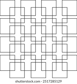 "Elegância geométrica com um toque moderno! Este padrão de quadrados e retângulos adiciona estrutura e simetria a qualquer design. Perfeito para temas contemporâneos, minimalistas e arquitetônicos. #GeometricPat