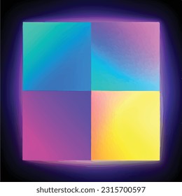 Geometric elegant gradient dynamic rainbow texture