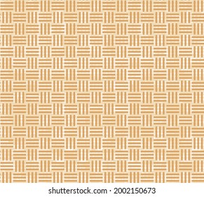 Geometric And Elegant Pattern. Vector Background.Abstract Ruffled Seamless Pattern Orange Basket Weave Background.