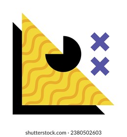 Geometric Element and Shape for Creative Design Vector Composition