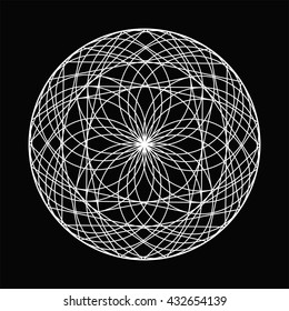 Geometric element, star pattern.