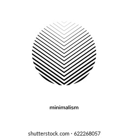 Geometric element, symbol. Hipster tattoo. Vector illustration. Minimal design.  Isolated shape.