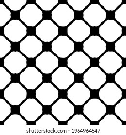 Geometric element vector pattern. Seamless abstract ornament for wallpapers and backgrounds. Black and white colors.