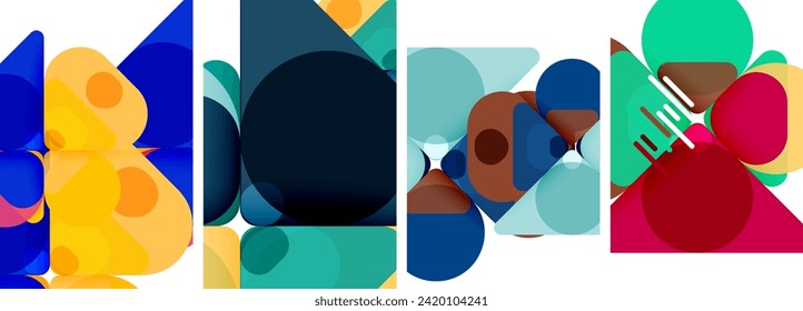 Geometric elements abstract backgrounds for wallpaper, business card, cover, poster, banner, brochure, header, website