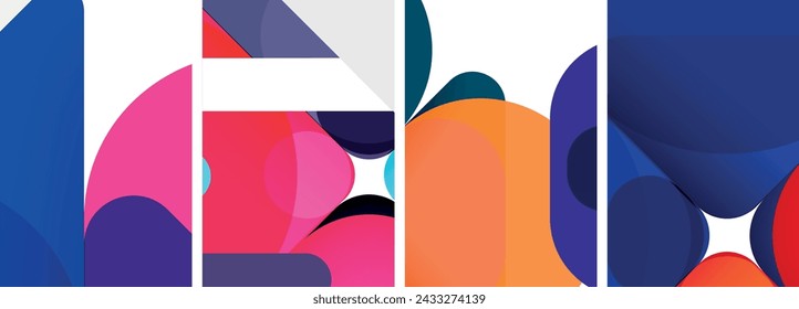 Geometric elements abstract backgrounds for wallpaper, business card, cover, poster, banner, brochure, header, website