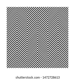 Geometric elements chevron pattern. Design template with striped black white diagonal inclined lines. Linear background, texture, wallpaper. Stylish print for textile, fabric.