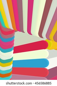 Geometric elements line vector pattern. Ornament illustration concept. Modern stylish texture for design, website, background, banner, cards, invitations, covers, placards, posters.