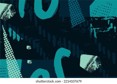 Geometric elements memphis in the style of 80's. Pastel colors. graphic pattern of abstract elements in soft colors for poster and background