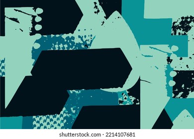 Geometrische Elemente merken sich im Stil der 80er Jahre. Pastellfarben. Grafikmuster abstrakter Elemente in sanften Farben für Poster und Hintergrund