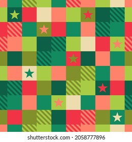 Geometric elements pattern for christmas and new year holidays.