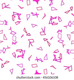 Geometric elements seamless vector pattern. Ornament illustration concept. Modern stylish texture for Design, Website, Background, Banner.