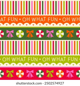 Geometric elements with stripes pattern design for Christmas and new year background.