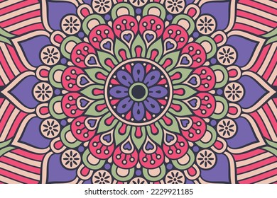 geometric elements textile and embroidery design with background