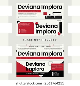Geometric Email Signature Post Template