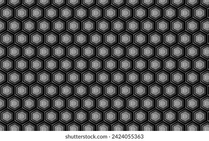 geometric embossing polygon seamless pattern