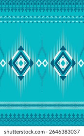 Geometric embroidery design, pixel fabric, ethnic pattern, cross stitch, design for tile, fabric, tapestry, vector, illustration, abstract,background, seamless