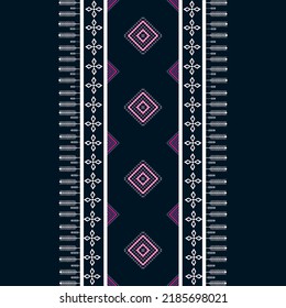 Geometric embroidery designs ethnic pattern. It can be used for cloth,  furniture, fabric, packing and background.   