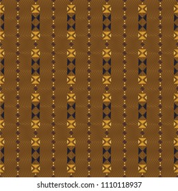 Geometric embroidery style. Ethnic seamless pattern. Abstract aztec background.