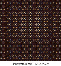 Geometric embroidery style. Ethnic seamless pattern. Abstract aztec background. Digital or wrapping paper. Textile design. Boho ornament vector.
