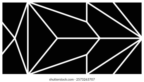 Geometric empty collage photo template mosaic template. Picture art grid arrangement for presentation.