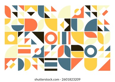 Geometric endless cover minimal design minimal design background.