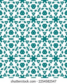 Geometric endless pattern. Seamless vector background. Ethnic graphic design.