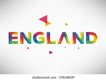 Geometric England City Vector Design