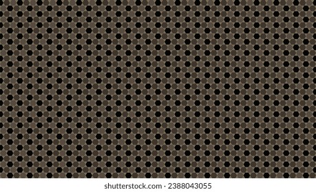 Geometric equilateral hexagon seamless pattern with brown n black on light brown background. Abstract background for print fabric textile masculine male shirt ladies dress cloth,Vector illustration