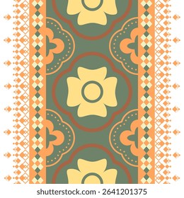 Geometric ethics fabric seamless pattern