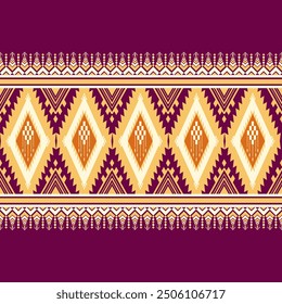 Geometric ethince seamless, navajo, used as a background or wallpaper and fabric patterning. clothing. Abstract. Geometric.