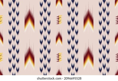 Geometric ethinic pattern.Ikat seamless background texture.Design for background,wallpaper,fabric,carpet,floor,tribal,clothing.