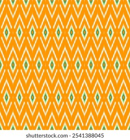 Geometric ethnic abstract ikat traditional seamless pattern 
