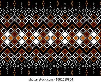 Geometric ethnic abstract pattern design for background or wallpaper,carpet,clothing,wrapping,batic,fabric,vector illustration