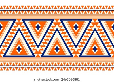 Geometric ethnic abstract seamless pattern 