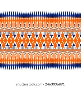 Geometric ethnic abstract seamless pattern 