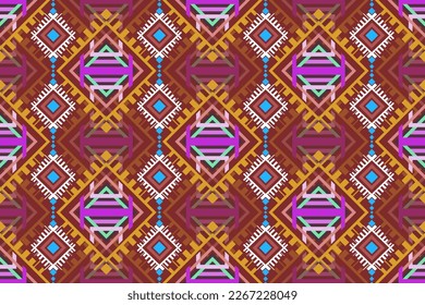 Geometric ethnic, African Ikat paisley embroidery. Navajo, oriental seamless pattern traditional, Aztec style abstract vector, Chevron embroidery illustration,Design for printing business.