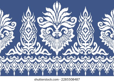 Geometric ethnic, African Ikat paisley embroidery. Navajo, seamless pattern traditional,tribal motifs abstract vector, Chevron embroidery illustration,Diagonal ikat, Design for printing business.