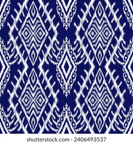 Geometric ethnic, African Ikat paisley embroidery. Navajo, seamless pattern traditional,tribal motifs abstract vector, Chevron embroidery illustration,Diagonal ikat, Design for printing business.