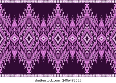 Geometric ethnic, African Ikat paisley embroidery. Navajo, seamless pattern traditional,tribal motifs abstract vector, Chevron embroidery illustration,Diagonal ikat, Design for printing business.