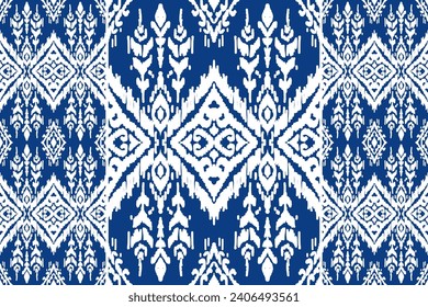 Geometric ethnic, African Ikat paisley embroidery. Navajo, seamless pattern traditional,tribal motifs abstract vector, Chevron embroidery illustration,Diagonal ikat, Design for printing business.