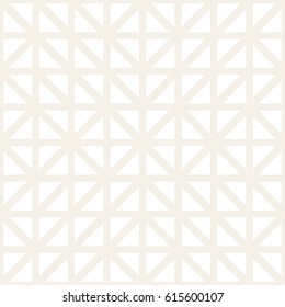 Geometric Ethnic Background Lattice. Stylish Subtle Texture. Vector Abstract Seamless Pattern.